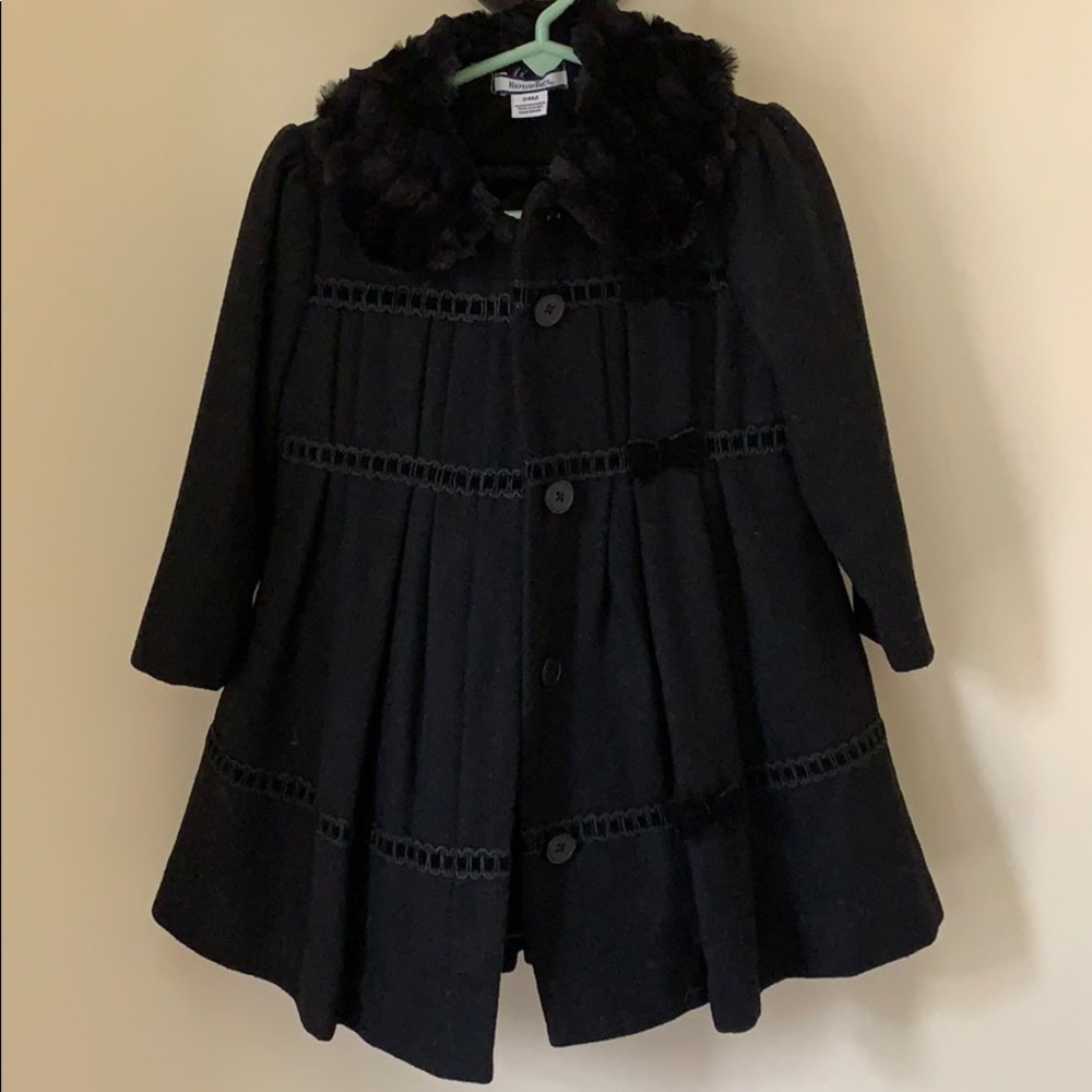 Toddler 24month dressy black winter coat